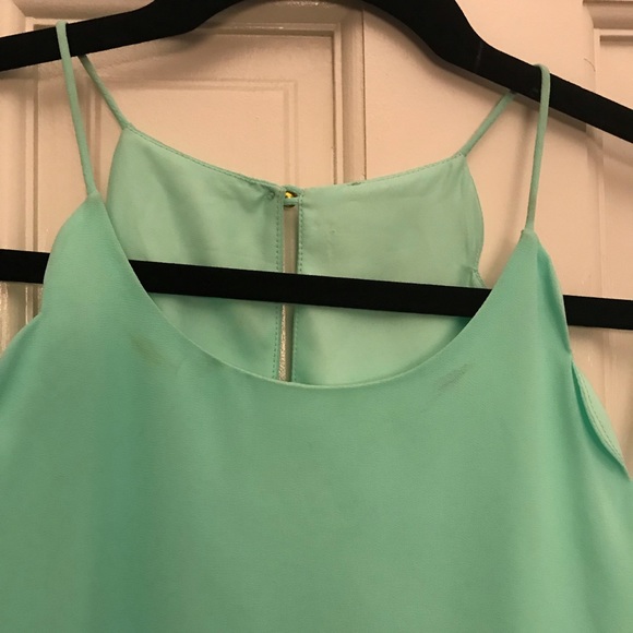 NWT Julie Billiart Mint Scalloped Dress Sz M - Picture 4 of 4